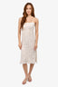 Adam Lippe White French Lace Sleeveless Maxi Dress with Matching Duster Size 4