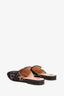 Gucci Black/Beige Lace Pricetown Slip-On Loafers Size 37.5