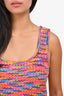Staud Multicolored Chunky Knit Tank Top Size M