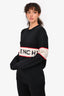 Givenchy Black Wool Knit Logo Sweater Size M