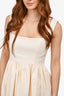 LPA Cream Drop Waist Flared Mini Dress Size S