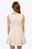 LPA Cream Drop Waist Flared Mini Dress Size S