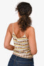 M Missoni Yellow Patterned Tank Top Size 8