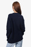 The Row Navy Wool/Cashmere Sweater Size M 'As Is'