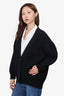 Hermès Black Cashmere Cardigan Size 40