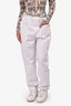 Isabel Marant White Cargo 'Kerris' Trousers Size 38
