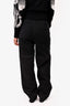Amomento Black Drawstring Sweatpant Denim Pants Size S