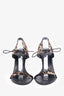 Burberry Leopard Print Ponyhair Strappy Heels SIze 37.5