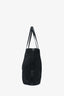 Saint Laurent 2018 Black Raffia Leather Trim Tote