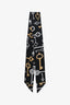 Tiffany & Co. Black Key Printed Silk Twilly