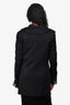 St.John Black Ruffle Detail Top Size 10