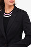 Max Mara Black Long Blazer Size 4 US