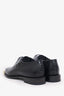 Peter Do Black Croc Embossed Metal Square Toe Loafer Size 39