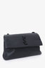 Saint Laurent All Black Medium Leather West Hollywood Crossbody Bag