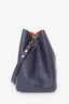 Louis Vuitton Navy Blue Leather Empreinte Neonoe Bucket Bag