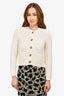 Ba&Sh Cream Knit Button Down Cardigan Size 0