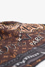Louis Vuitton Brown Monogram Silk Tiger Pattern Scarf