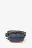 Loewe Navy Blue Leather Mini 'Gate' Crossbody Bag