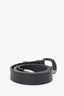 Celine Black Leather SHW Western Style Belt Size 80