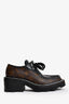 Louis Vuitton Monogram Heeled Oxfords Size 38
