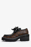 Louis Vuitton Monogram Heeled Oxfords Size 38