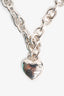 Tiffany & Co. Sterling Silver Full Heart Toggle Necklace