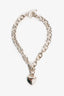 Tiffany & Co. Sterling Silver Full Heart Toggle Necklace