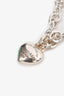 Tiffany & Co. Sterling Silver Full Heart Toggle Necklace