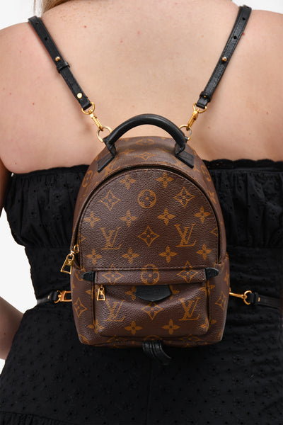 Louis Vuitton 2017 Monogram Palm Springs Mini Backpack – Mine & Yours
