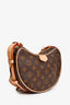 Louis Vuitton 2024 Monogram MM Croissant + Charm Bag