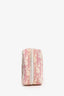 Christian Dior Vintage Pink Oblique Zip Pouch Wristlet (As Is)