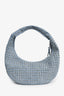 Retrofete Blue Denim Crystal Embellished Elodie Shoulder Bag