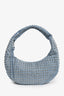 Retrofete Blue Denim Crystal Embellished Elodie Shoulder Bag