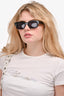 Illesteva Black Rectangle Sunglasses