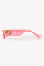 Gucci Hot Pink GG Rectangle Sunglasses