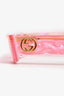 Gucci Hot Pink GG Rectangle Sunglasses