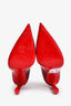Christian Louboutin Red Patent Psychic Leather 'Condorapik 100' Heels Size 40