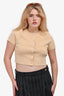 Lovers + Friends Beige Button Cardigan Size M