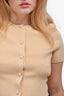 Lovers + Friends Beige Button Cardigan Size M