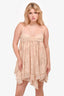 Lovers + Friends Beige Babydoll Dress Size M