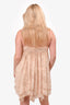 Lovers + Friends Beige Babydoll Dress Size M