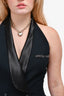 Lovers + Friends Black Double Breasted Halter Mini Dress Size M