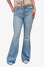 L'Agence Light Wash Denim High Rise Bell Flare Jeans Size 27