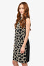 St. John Black Crystal Studded Sleeveless Dress Size 6