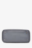 Christian Dior Grey Grained Leather 'Diorissimo' Tote with Strap