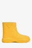 Prada Yellow Rubber Logo Rainboots Size 35