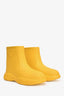 Prada Yellow Rubber Logo Rainboots Size 35