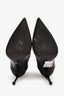 Christian Dior Black Leather Heeled Ankle Boot Size 37