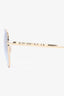 Tiffany & Co. Gold Toned Metal Frame Sunglasses
