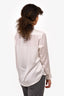 Maje White Silk Buttoned Down Shirt Size 1